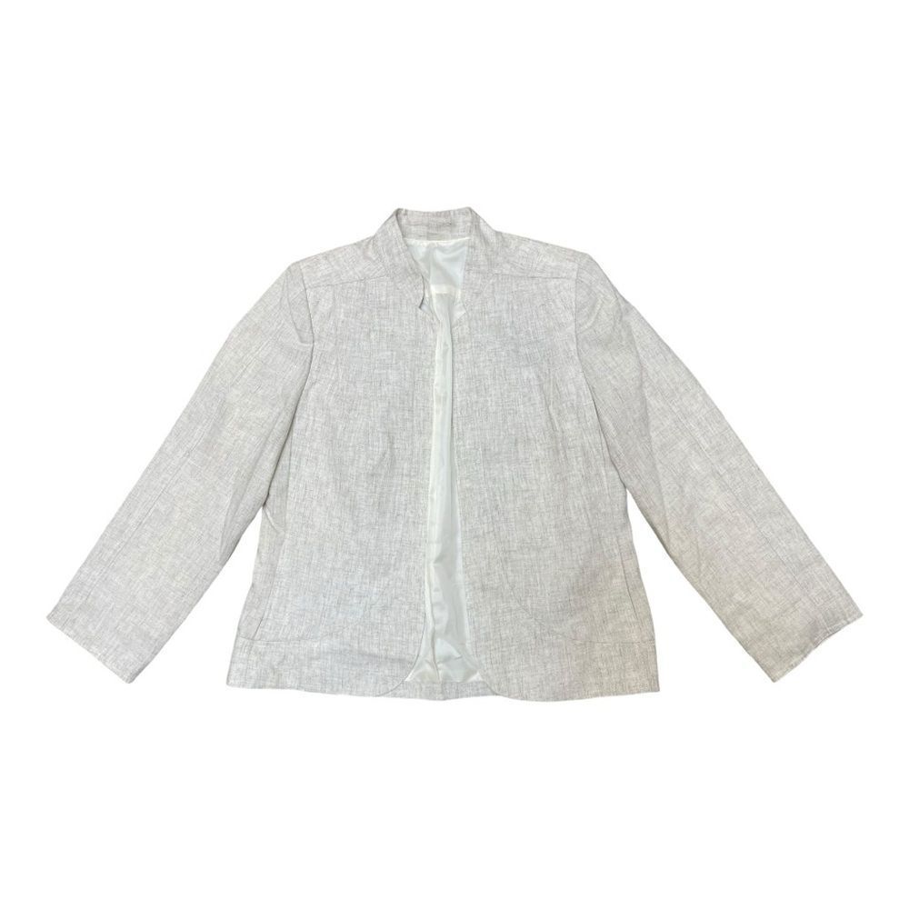 Vintage Three Flaggs California Skirt Suit Womens 8 Cream White Blend USA Made - Picture 6 of 15